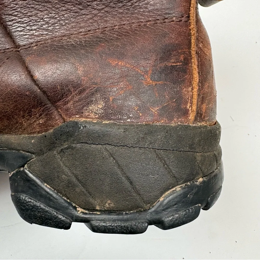 Red Wing Work Construction Boots Brown Leather Lace-up ASTM 2414 05 size 11